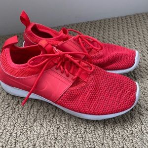 Red Nike sneakers